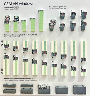 © Gealan Gealan presented its new windowfit product range for the first time at BAU 2025 in Munich.