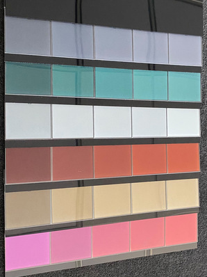 © Ceramic Colors Wolbring GmbH A selection of PV colors of the german producer Ceramic Colors Wolbring GmbH