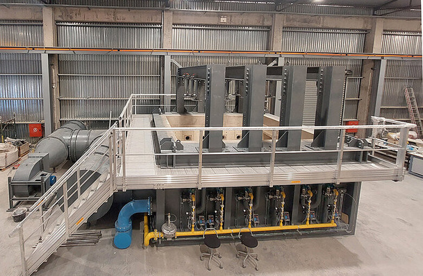 © University of Patras The FireUP testing centre has a horizontal testing furnace…
