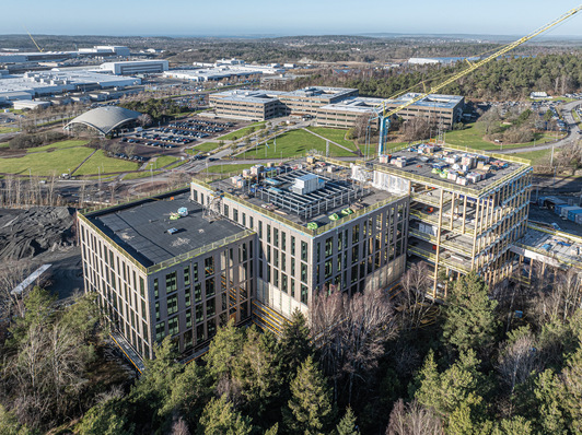 © H.B. Fuller | Kömmerling, Glasgruppen, Fasadglas The new Volvo Innovation Center in Torslanda.