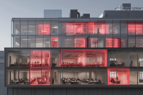 © Schüco Schüco supports the implementation of needs-based fire and smoke protection solutions in buildings.